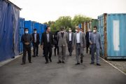 بازدیدمدیران ارشد بانک تجارت از واحد نگهداری و تعمیرات ایران کیش