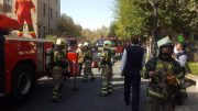 آتش سوزی هتل قدیمی در خیابان صوراسرافیل+ تصاویر
