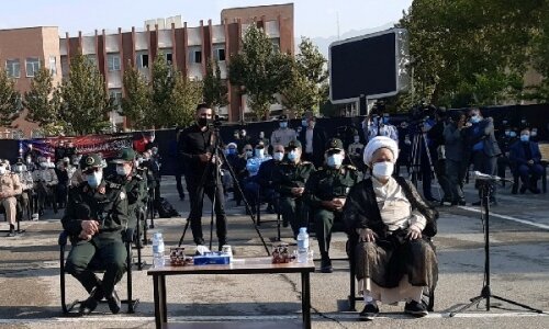 برگزاری مراسم خاکسپاری مرحوم فیروزآبادی با حضور سرلشکر باقری