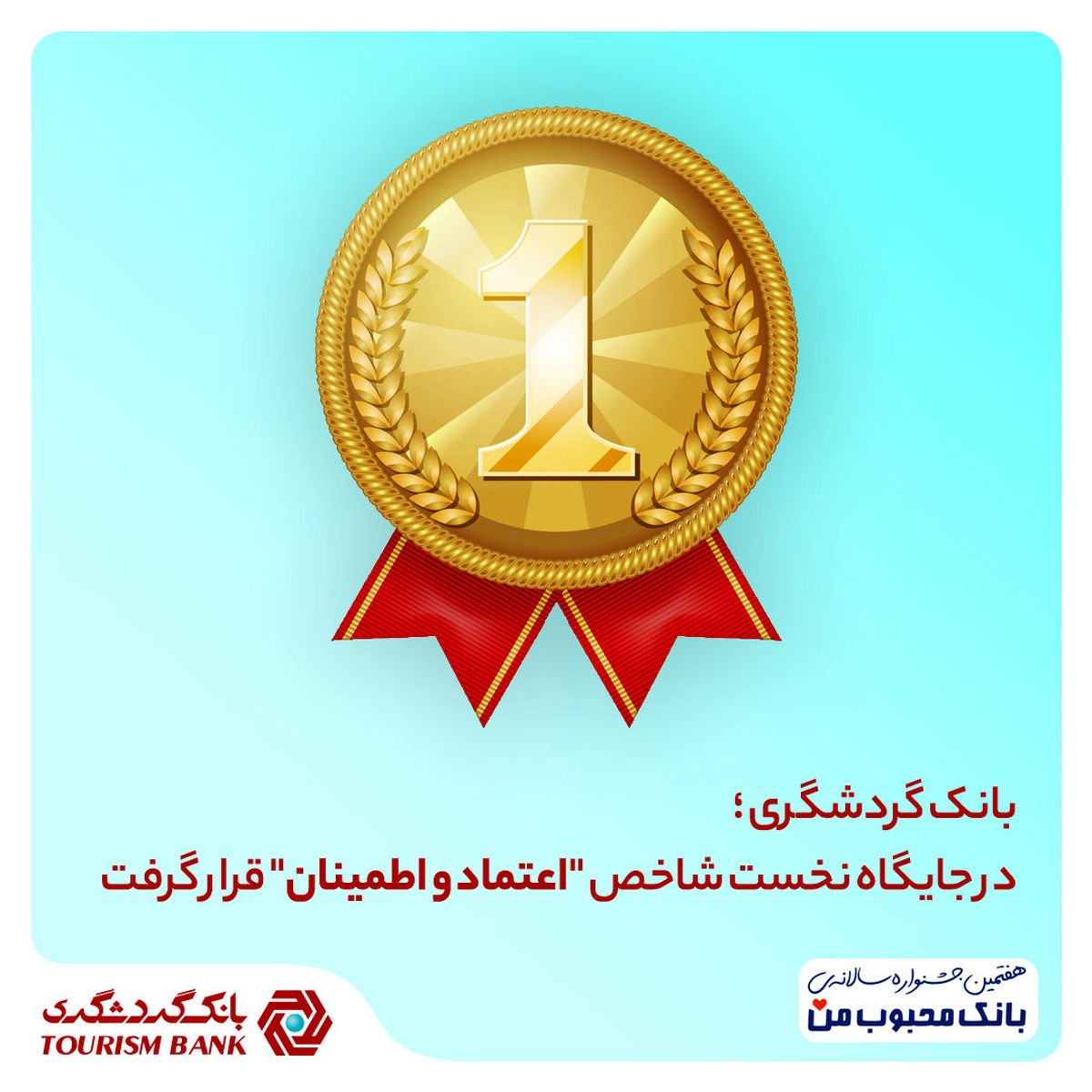 بانک گردشگری در جایگاه نخست شاخص “اعتماد و اطمینان” قرار گرفت