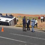 اتوبوس دیگری چپ کرد و ۹ سرنشین آن مصدوم شدند