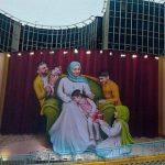 دیوارنگاره میدان ولیعصر (عج) به پیشواز روز مادر رفت