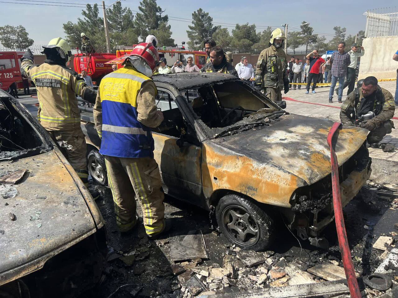 آتش سوزی مرگبار مکانیکی در غرب تهران
