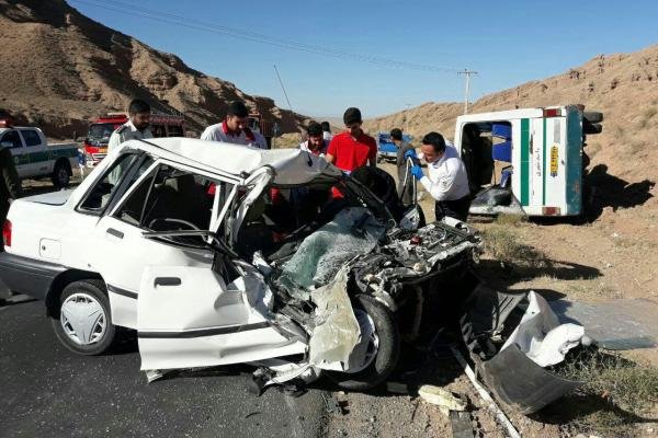 تصادف پراید در جاده ارومیه – سرو ۲ کشته بر جا گذاشت