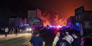 انفجار وحشتناک در پمپ بنزینی در روسیه/ ۲۵ نفر جان باختند