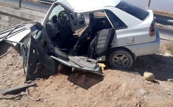تصادف مرگبار پراید با اسب