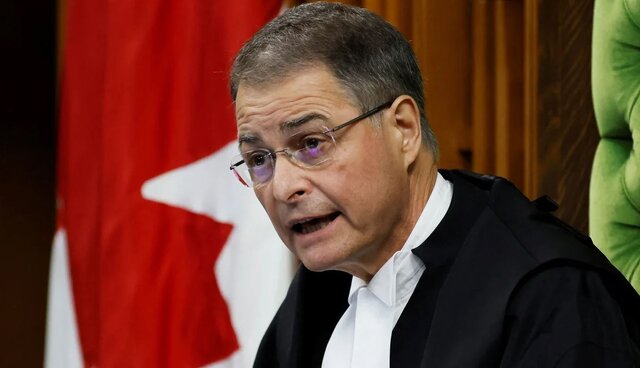 رئیس مجلس عوام کانادا با ابراز «پشیمانی عمیق» استعفا کرد/ «ترودو عذرخواهی کند»