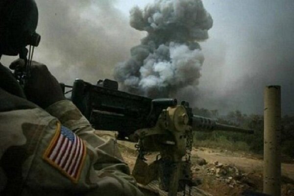 حمله پهپادی نیروهای عراقی به پایگاه اشغالگران آمریکایی در سوریه