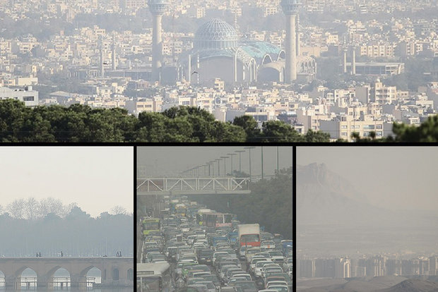 هوای اصفهان برای دوازدهمین روز پیاپی آلوده است/ شاخص ۱۷۸