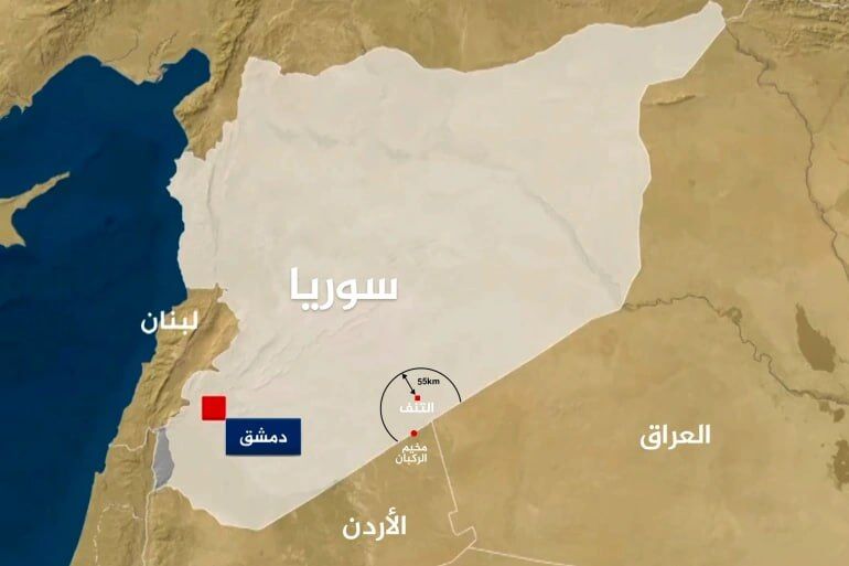 پایگاه نظامیان آمریکایی در جنوب شرق سوریه هدف حمله پهپادی قرار گرفت
