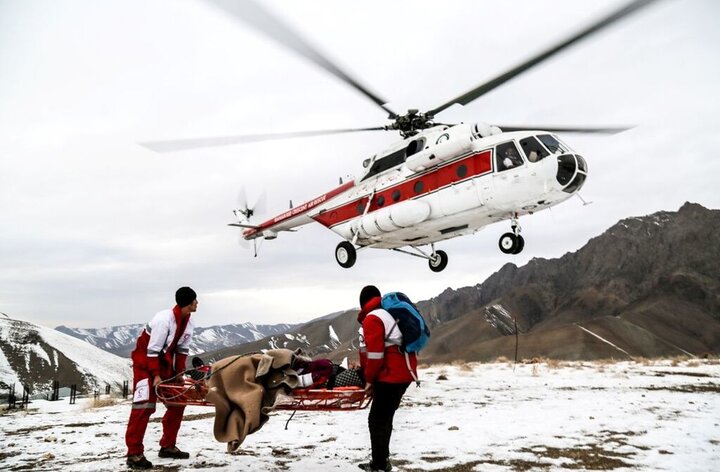 امدادرسانی به ۵۸۸۲ نفر در ۱۳ استان کشور به دلیل برف و کولاک