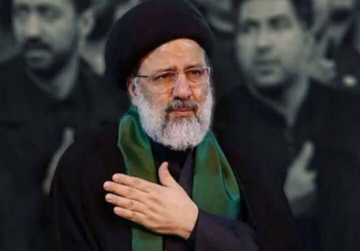 پیکر شهید رئیسی در حرم آرام گرفت