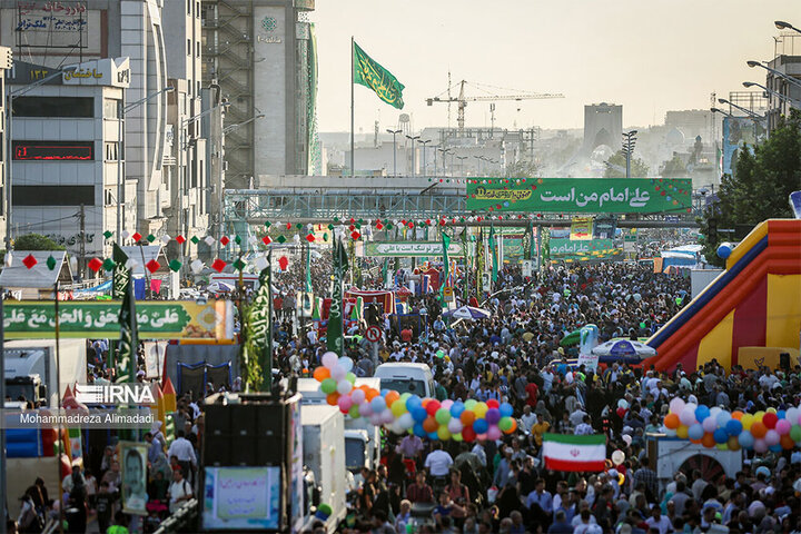 مهمانی ۱۰ کیلومتری غدیر به تلویزیون رسید/پخش سراسری از عید قربان