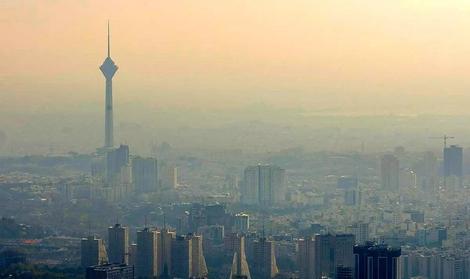 هوای تهران آلوده و وضعیت نارنجی است