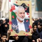 مراسم تشییع پیکر شهید «اسماعیل هنیه» در تهران آغاز شد