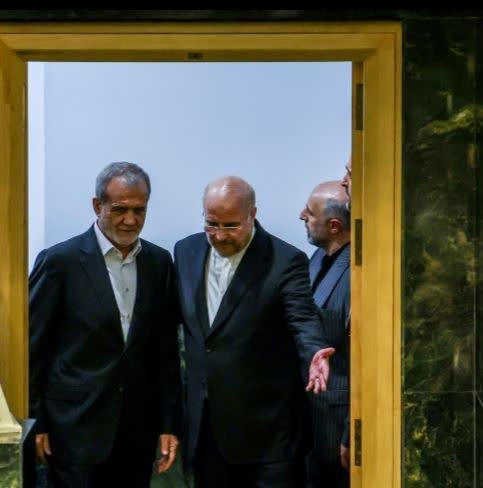 رئیس‌جمهور وارد مجلس شد