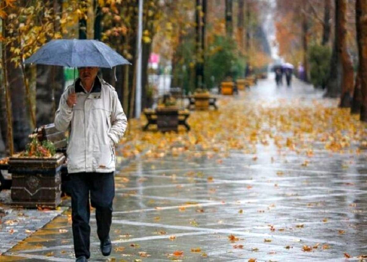 بارش باران و کاهش نسبی دما در نوار شمالی کشور