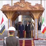 نخست‌ وزیر عراق مورد استقبال پزشکیان قرار گرفت