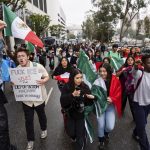 تداوم تظاهرات ضدترامپ در آمریکا برای ششمین روز متوالی؛ یک نوجوان چاقو خورد