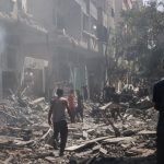 به آتش کشیدن محل‌های اسکان آوارگان فلسطینی و بمباران مناطق «امن» در غزه