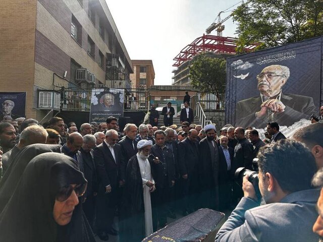 تشییع پیکر «ناصر قفلی» با حضور رییس جمهور