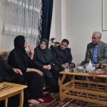 دیدار مهاجرانی و ربیعی با خانواده الهه حسین‌نژاد