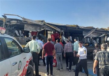 تعداد فوتی های تصادف اتوبوس دانشجویان افزایش یافت