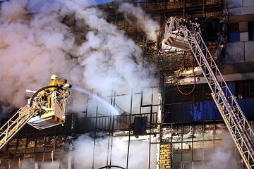 ۴ کشته و مصدوم در آتش‌سوزی پاساژ میدان صادقیه