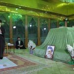 حضور حضرت آیت الله خامنه‌ای در مرقد بنیانگذار جمهوری اسلامی ایران