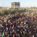 نجف در سوگ رهبر شهید انقلاب اسلامی؛ حضور گسترده مردم عراق در آیین تشییع