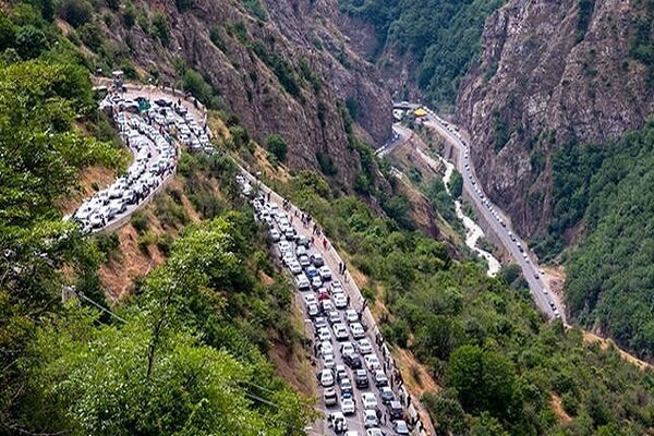 انسداد جاده چالوس رفع شد