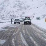 محورهای هراز و چالوس برفی است/ وضعیت جوی جاده های کشور
