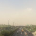 گرد و خاک تهران را فرا می‌گیرد