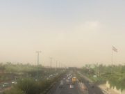 گرد و خاک تهران را فرا می‌گیرد