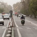 افزایش موقتی غلظت ذرات معلق در تهران