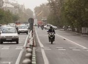 افزایش موقتی غلظت ذرات معلق در تهران