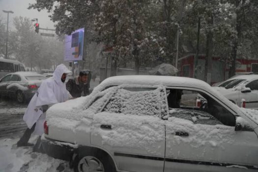 بارش برف و باران در ۱۱ استان بارش برف و باران در ۱۱ استان