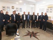 بازدید سرپرست معاونت اقتصادی و سرمایه گذاری سازمان منطقه آزاد کیش از شعبه بیمه پارسیان