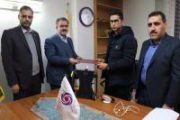 تجلیل از فرزند همکار شعبه خمینی شهر بانک ایران زمین