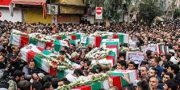 آغاز مراسم تشییع ۱۵۰شهید دفاع مقدس/رنگ حماسه در پنجشنبه داغ تهران