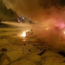 انفجار مرگبار در جاده فیروزکوه ۴ قربانی گرفت انفجار مرگبار در جاده فیروزکوه ۴ قربانی گرفت