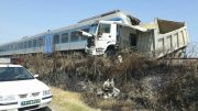 تصادف مرگبار قطار تهران – رشت با کامیون
