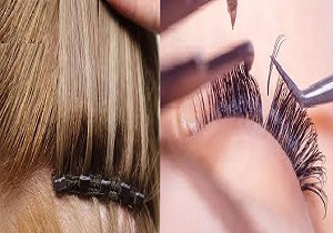 حکم شرعی غسل و وضو با اکستنشن مو و مژه