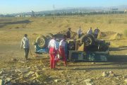 مرگ 2 دانش آموز در واژگونی وانت حامل دانش آموزان