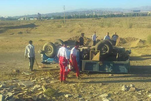 مرگ 2 دانش آموز در واژگونی وانت حامل دانش آموزان مرگ 2 دانش آموز در واژگونی وانت حامل دانش آموزان
