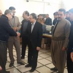 بازدید عضو هیات مدیره بانک ملی ایران از چند شعبه در کرمانشاه
